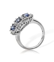 Ring Mirco Visconti Woman in White Gold Zaffiro 1.51 Ct MH14/Z - MH14/Z